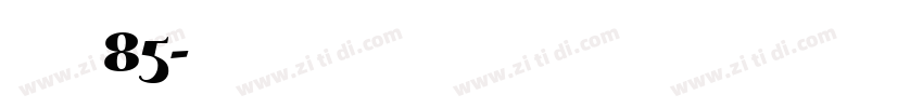 点字简宋 85字体转换